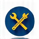 Icône d'outils et d'installation