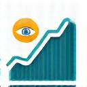 Icône de graphique et de monitoring