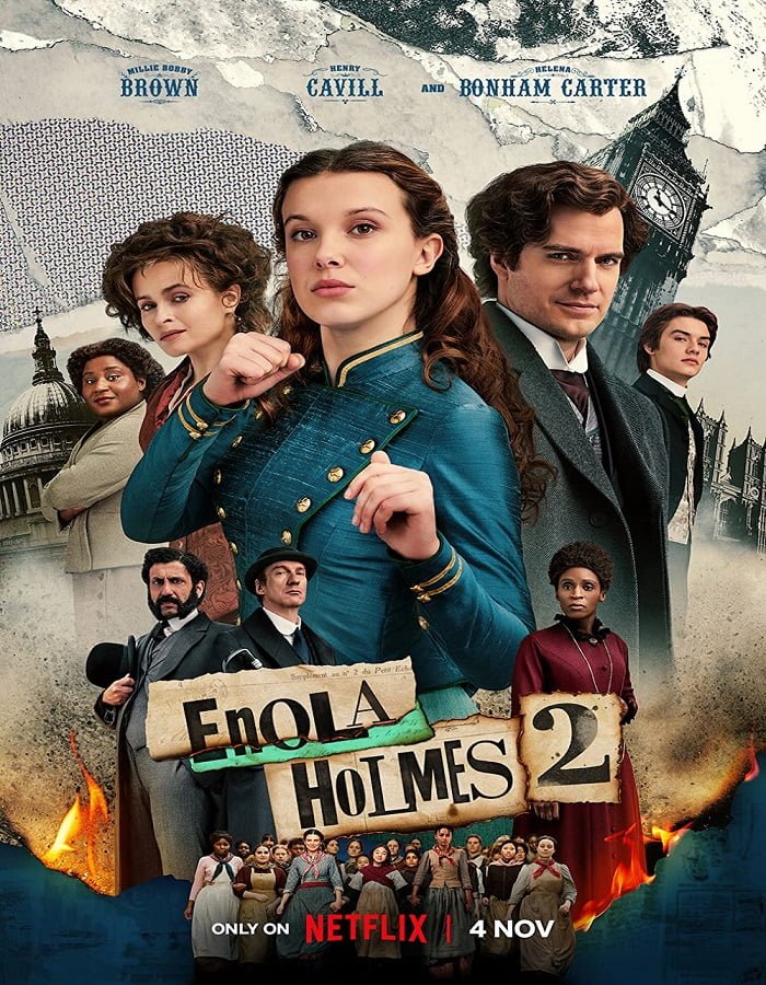 ดูหนังออนไลน์ฟรี Enola Holmes 2 (2022) เอโนลา โฮล์มส์ 2